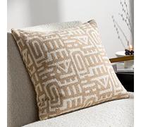 Hoem Samos Coussin rembourré en Jacquard géométrique
