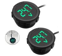 Hoembpn 2Pcs DC 4V-100V Afficheur Numérique Voltmètre LED Voiture Étanche Affichage Tension Batterie Testeur de Tension pour Moto, Bateau, Camion, Caravane, marine(Vert)