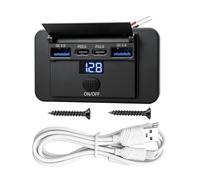 Hoembpn 78W Prise USB 12V Chargeur Voiture Rapide Dual PD3.0 30W,QC3.0 18W