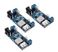Hoembpn Convertisseur Step Down de Tension DC-DC 24V/12V à 5V 5A Buck Converter Module Charge USB, Alimentation Transformateur Régulateur Abaisseur pour Raspberry Pi, Arduino, Téléphone Portable
