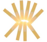 Hoement 10 Anches de Clarinette Classiques en Bambou pour Débutants, Pack de 10 Pièces, Installation Facile et Solide pour Instrument à Vent