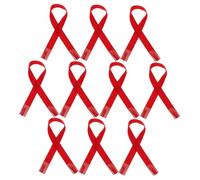 Hoement 10 Pièces Écharpe Miniature de Noël Rouge pour Décoration Bouteille de Vin et Poupée Accessoire Kawaii DIY Lot de Tissu Doux et Petite Décoration Festive