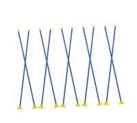 Hoement 10 Pièces Flèches à Ventouse Colorées pour Garçon Fille Arc Sécurisé sans Pointe Flèches Portables pour Entraînement Ludique et Jeu Plein Air