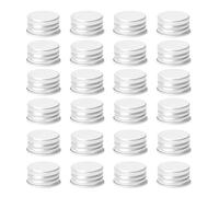 Hoement 100 Bouchons à Vis en Aluminium Étanches 18 X 13 MM pour Bouteilles en Verre Bouchons Réutilisables Hermétiques Couvercles Métalliques de Rechange pour Contenants Liquides