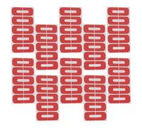 Hoement 100 Pièces Autocollants Protecteurs de Cuticules en Plastique de U pour Manucure, Accessoires Nail Art Portables et Jetables, pour Designs Créatifs et Vernis Réguliers