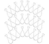 Hoement 100 Pièces Crochets de Plafond Crochets Suspendus Résistants Rouille avec Ressort Automatique pour Décorations Mariage Bureau Maison et Salle de Classe