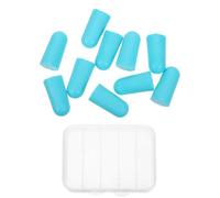 Hoement 10pcs Bouchons D'oreille en Mousse à Mémoire de Forme avec Étui en Plastique, Bouchons de Protection le Bruit, du Bruit pour Dormir et Espace de Travail Bruyant