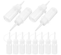 Hoement 12 Pièces Flacon de Coloration Capillaire Souple 30ml en Pe Embout Fin, Facile à Presser et Rechargeable pour Teinture et Soin des Cheveux