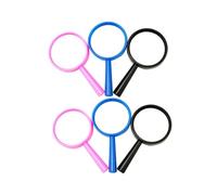 Hoement 12 pièces Lot de Loupes Plastique Miniatures pour Garçon Fille Détective Portable Loupe de Poche Colorée Aléatoire pour Observation Insectes et Jeux Éducatifs Couleur Aléatoire