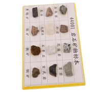 Hoement 12 Pièces Minéraux et Roches pour Laboratoire Kit Échantillons Géologiques Portable pour Collecte et Cours de Géologie