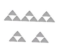 Hoement 15pièces Triangle Mop Pads De Remplacement Microfibre Recharges Lavables pour Nettoyage Durs Compatibles avec Triangles Mops