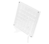 Hoement 1ensemble Boîte Magnétique Acrylique Transparente Compartiments pour Rangement Coquillages et Bijoux Organisateur Décoratif avec Fermeture Magnétique Support Inclus Pratique