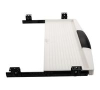 Hoement 1ensemble Support Clavier Coulissant Plastique Abs sous Bureau Multi-usages Guide Clavier Ergonomique Robuste pour Rangement Ordinateur Portable
