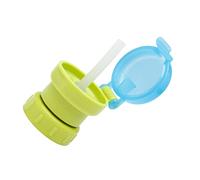 Hoement 1pièce Bouchon De Bouteille Anti-fuite Avec Paille Pour Garçon Fille Couvercle Sippy Pratique Et Portable Pour Et Activités Extérieures Verte Durable