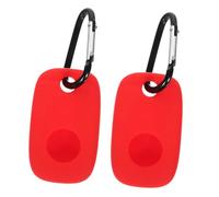 Hoement 2 pièces Étui de Protection Antichoc Silicone Léger Compatible Tile Pro Coque Souple Résistante Aux Rayures Portable pour Localisateur sans Fil Rouge