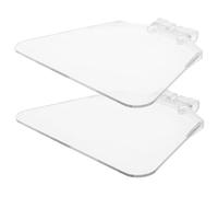 Hoement 2 pièces Kit de Protections Plastiques Transparentes pour Meuleuse Angle Accessoires pour Établi Bouclier Anti-débris Facile à Installer