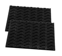 Hoement 2 pièces Patins Antidérapants pour Chaussures Protège-semelles Adhésives Durables Coussin Talon Amortissant Anti-usure et Bruit Protection Semelle pour Baskets et Talons