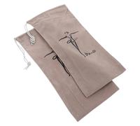 Hoement 2 pièces Sac de Rangement pour Chaussures de Danse à Cordon Lot de Tissu Respirant pour Ballet et Latin Protection Anti-poussière pour Adultes et Garçon Fille