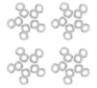 Hoement 20 pièces Connecteurs Inox Chiffres Attaches Solides pour Plateau de Table Fixation Stable et Compacte pour Bureau et Mobilier