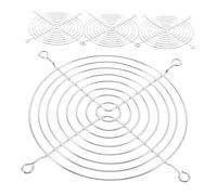 Hoement 20 Pièces Ventilateur Pc Fer Galvanisé avec Vis Protection Anti-poussière pour Boîtiers Tour Complète Maille Fine pour Ventilation et Refroidissement