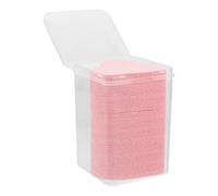 Hoement 200feuilles Lingettes Dissolvantes pour Ongles Coton Doux sans Peluches Lingettes Dissolvant Vernis Forme de Cœur pour Soin et Nettoyage des Ongles à Domicile et Salon