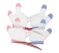 Hoement 2paires Gants Anti-succion Pour Garçon Fille Protège-doigts Pour Stopper La Succion Pouce Gants De Protection Respirants Et Confortables