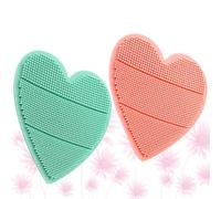 Hoement 2pcs Brosse à Cheveux pour Bébé en Pp Poignée, Brosse de Massage Doux pour Cuir Chevelu, pour Lavage la Maison Voyage