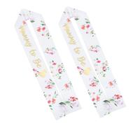 Hoement 2pièces Écharpe Mom to Be De Accessoire Photo Pour Shower Décoration Élégante Et Confortable Pour Futures Mamans
