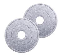 Hoement 2pièces Têtes De Rechange pour Mop Rond De Têtes Absorbantes pour Nettoyage Sols Compatible avec Mops Rotatifs pour Maison Et Entretien