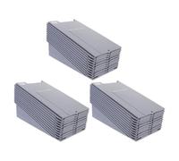 Hoement 3 Ensembles Porte-cartes de Bureau Extensible à 10 Poches | Rangement Multigrille, Insertion Rapide des Cartes, Organisation Professionnelle, pour Bureaux et Postes de Travail