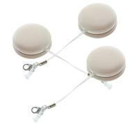 Hoement 3 pièces Lingettes Nettoyantes Réutilisables Macaron pour Écran de Téléphone et Lunettes Chiffons Microfibre Double-face Délicats pour Surfaces Fragiles Pratiques et Compactes