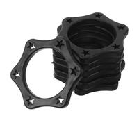 Hoement 30 Supports Anneaux Anti-Roulement en Caoutchouc pour Microphone Lot Hexagonal pour Utilisation en Studio et Lors de Présentations en Direct