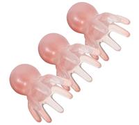 Hoement 3pcs Masseur de Tête Octopus Massageur de Cuir Chevelu Manuel pour Spa Capillaire Doux et Sensibilité Cuir Chevelu Salle de Bain