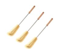 Hoement 3pièces Brosse De Nettoyage Pour Bouteille De Goupillon Avec Poignée Ergonomique Pour Biberon Et Tuyau Nettoyage Facile Obscurs