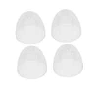 Hoement 4 Pièces Capuchons Biberon Larges Bouchons Transparents pour Biberons et Autres Contenants Accessoires de Remplacement Polyvalents et Durables