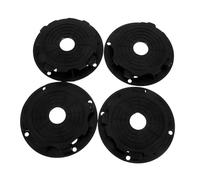 Hoement 4 Pièces Support de Terrasse Réglable Plastique Socle de Rehausse Extérieur pour Plateforme de Sol de Support pour Patio et Jardin Base Stable et Résistante Aux Intempéries