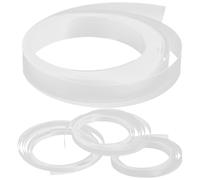 Hoement 4 Rouleaux Gaine Thermorétractable, 4 en Plastique | Protection Transparente pour Extrémités, Confort Renforcé, Pose Simple, Maintien Sûr, Accessoires Lunettes