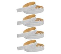 Hoement 4 rouleaux Moulure Murale Adhésive Bande Flexible Auto Adhésive Protection Angles et Plinthes Décor Minimaliste pour Salon et Intérieur Moderne