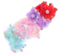 Hoement 4pièces Filets Chignon Élastiques Couvrant Cheveux Accessoires Ballet pour Femmes Filles Polyvalents pour Scènes et Quotidien