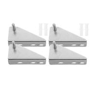 Hoement 4pièces Hinge Métallique Pour Réfrigérateur Charnières Acier Pour De Congélateur Avec Capuchon Pour Bruit