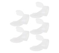 Hoement 5 Pièces Appareil D'entraînement Respiratoire Compatible Régulateur et Tuba en Silicone Blanc Confort et Retour Précis de Pression pour Plongée et Snorkeling