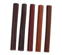 Hoement 5 pièces Kit Réparation Rayures Meubles Bois Crayons Cire Retouche Parquet et Surfaces Laquées Facile à Utiliser et Portable pour Retouches Rapides et Dissimulation de Fissures