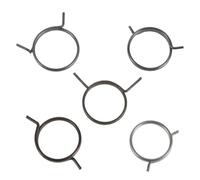 Hoement 5 Pièces Ressort de Compatibilité Sécurité Renforcée Argenté pour Serrure de Porte et Poignée Levier pour Maison et Bureau