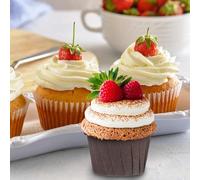 Hoement 50 pièces Lot de Caissettes Cupcake Papier pour Pâtisserie Maison Moules Mini Cupcakes Roulés pour Cuisson Facile et Présentation Soignée