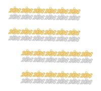 Hoement 50 Pièces Pendentifs avec Pompon Diplôme Breloques Chapeaux de Graduation Accessoires Décoratifs pour Bijoux et Célébrations