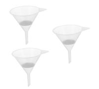 Hoement 6 Pièces Entonnoir d'encrage découle Filtration Mini-entonnoirs Transparent Petit Entonnoir Liquide imprimante matériel Entretien Entonnoir à Tamis Entonnoir de Filtre en Plastique