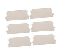 Hoement 6 pièces Plaque de Mica Résistante Haute Température Feuille pour Four Micro-ondes Protection Efficace Découpe Adaptable Accessoire Remplacement Micro-ondes