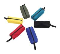 Hoement 6 pièces Sacs Outils Étanches Pochette Zippée Rangement Compact Résistant Oxford pour Électricien Menuisier Jardinier Peintre Portable