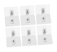Hoement 6pcs Fixations Muraux Adhésives Anti-basculement Pour Meubles Sans Perçage Sécurité Des Garçon Et Filles