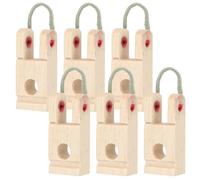 Hoement 6pcs Fournitures de Réglage Professionnelles pour Piano 88 Touches en Matériau Synthétique Beige, Faciles à Transporter et Pratiques pour Usage Personnel ou Professionnel